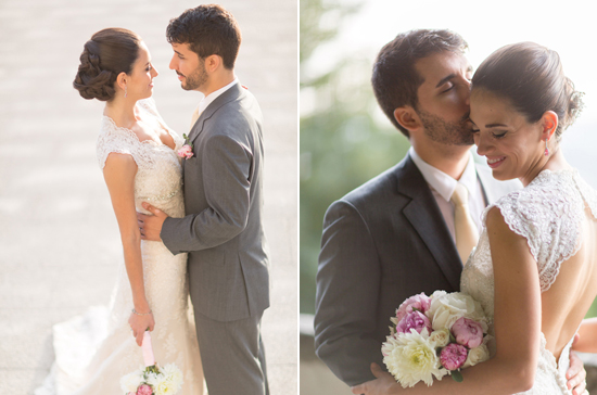 Blush pink peonies and white dahlias bouquet Blush pink peonies and white dahlias bouquet