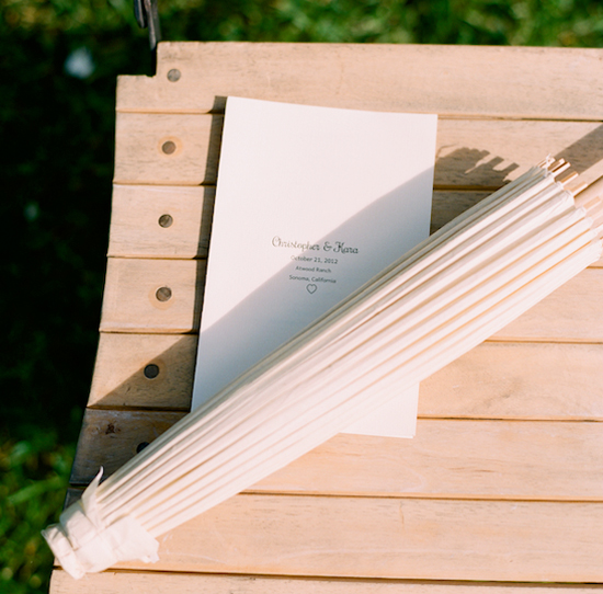 wedding guest parasols and programs wedding guest parasols and programs