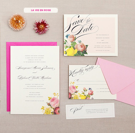 Hello Lucky! wedding invites Hello Lucky! wedding invites