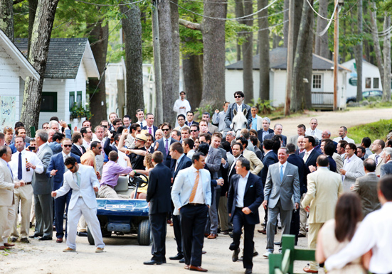 lakeside wedding in maine