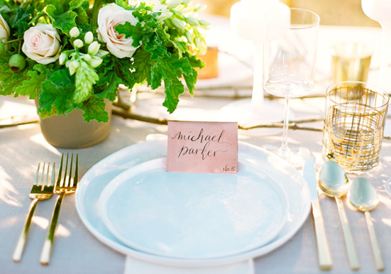 metallic desert styled shoot