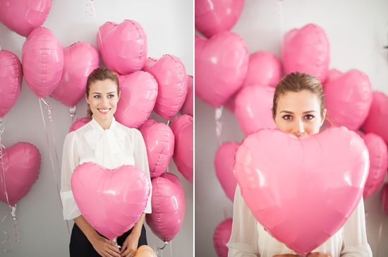 pink, heart-shaped balloons pink, heart-shaped balloons