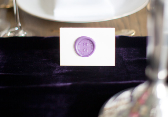 purple wax seal purple wax seal
