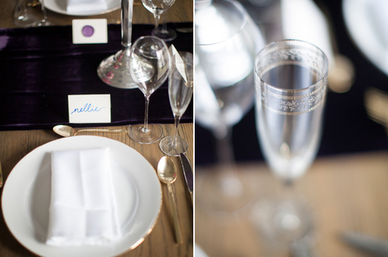 gold flatware and detailed champagne flutes gold flatware and detailed champagne flutes