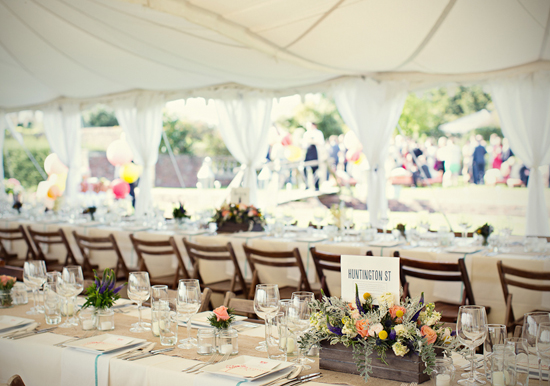 tented garden wedding | Photo by Marianne Taylor tented garden wedding | Photo by Marianne Taylor