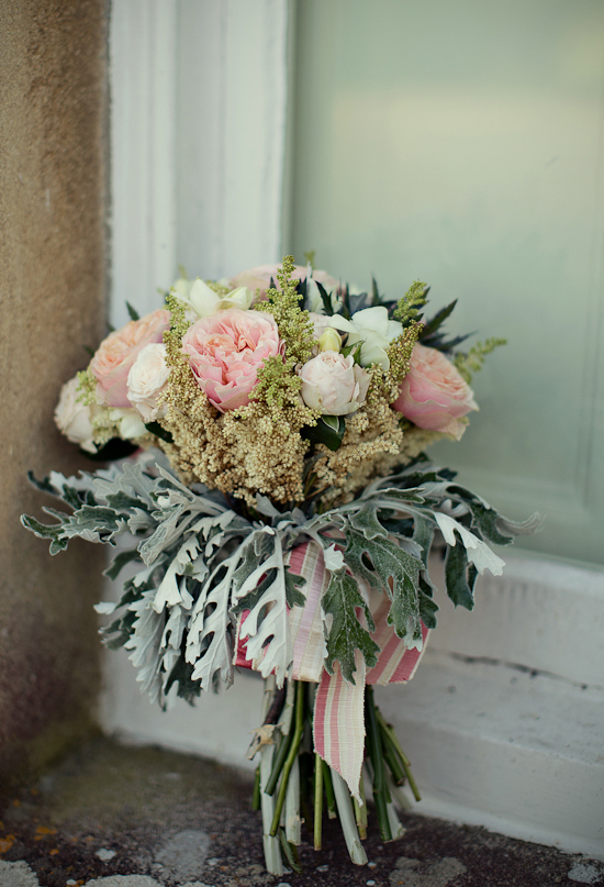 pale pink, white and lambs ear bouquet | Photo by Marianne Taylor pale pink, white and lambs ear bouquet | Photo by Marianne Taylor