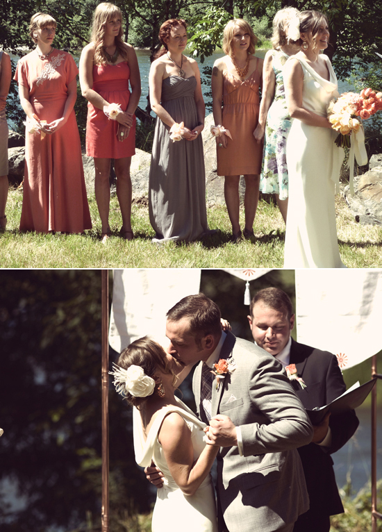 shades of pink bridesmaid dresses | Photo by Anne Nunn Photography shades of pink bridesmaid dresses | Photo by Anne Nunn Photography