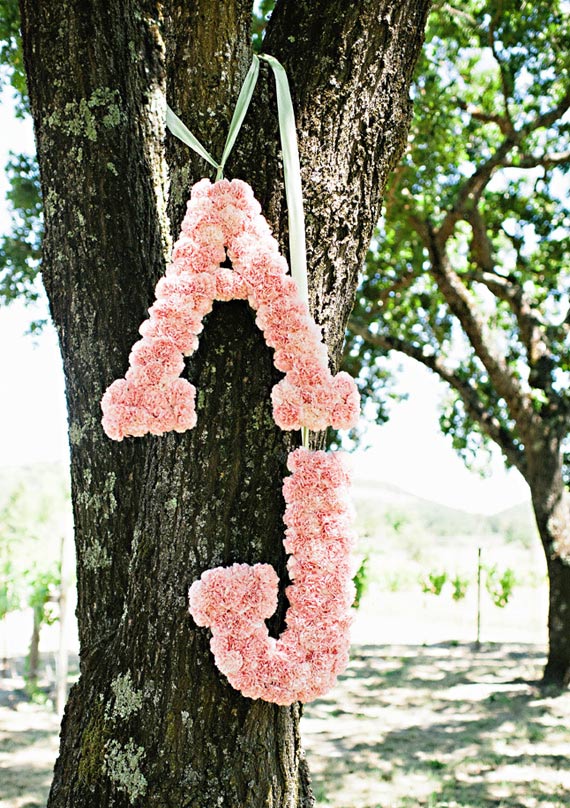 floral letters | 100 Layer Cake floral letters | 100 Layer Cake