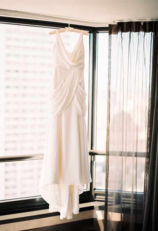 Priscilla of Boston draped wedding dress | Photo by Jessica Burke Priscilla of Boston draped wedding dress | Photo by Jessica Burke