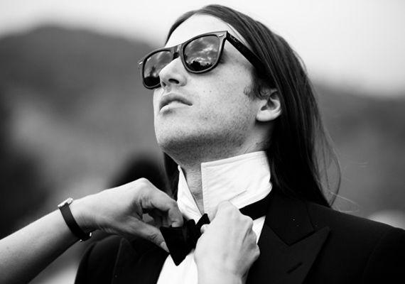 black tux | Photo by Lauren Ross | 100 Layer Cake black tux | Photo by Lauren Ross | 100 Layer Cake