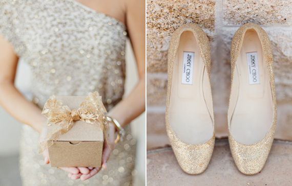 Gold sparkle Jimmy Choo flats | 100 Layer Cake Gold sparkle Jimmy Choo flats | 100 Layer Cake