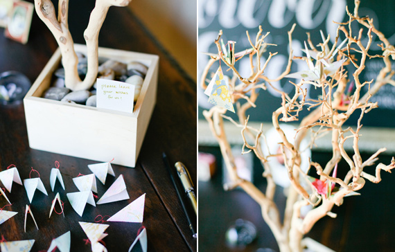Origami guest book | 100 Layer Cake