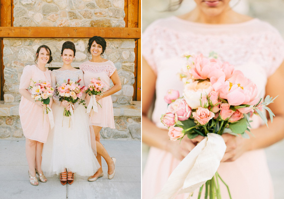 Pink peony bouquet | photo Ciara Richardson | 100 Layer Cake Pink peony bouquet | photo Ciara Richardson | 100 Layer Cake