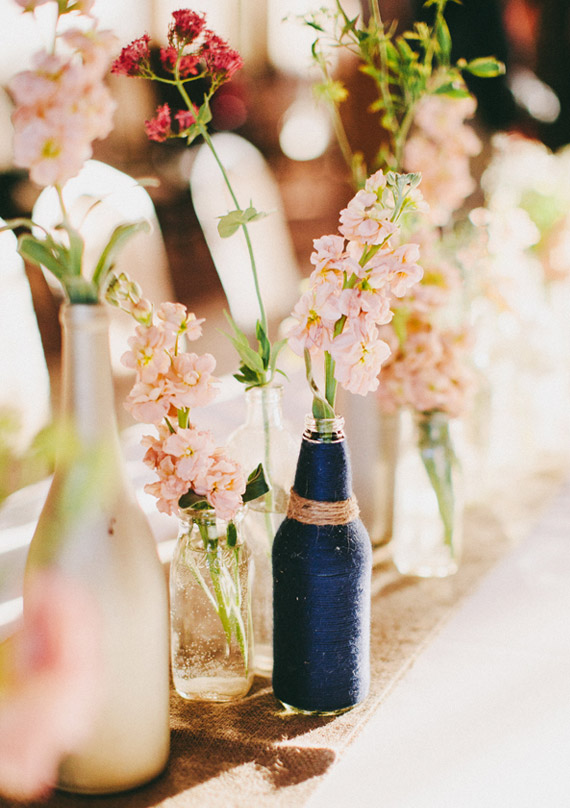 Navy and pink reception decor | photo Ciara Richardson | 100 Layer Cake