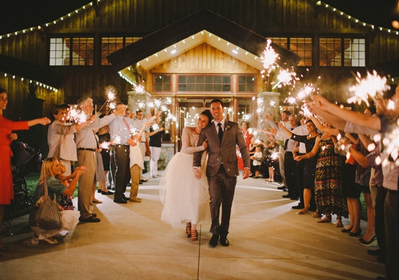 Sparkler Send off | photo Ciara Richardson | 100 Layer Cake