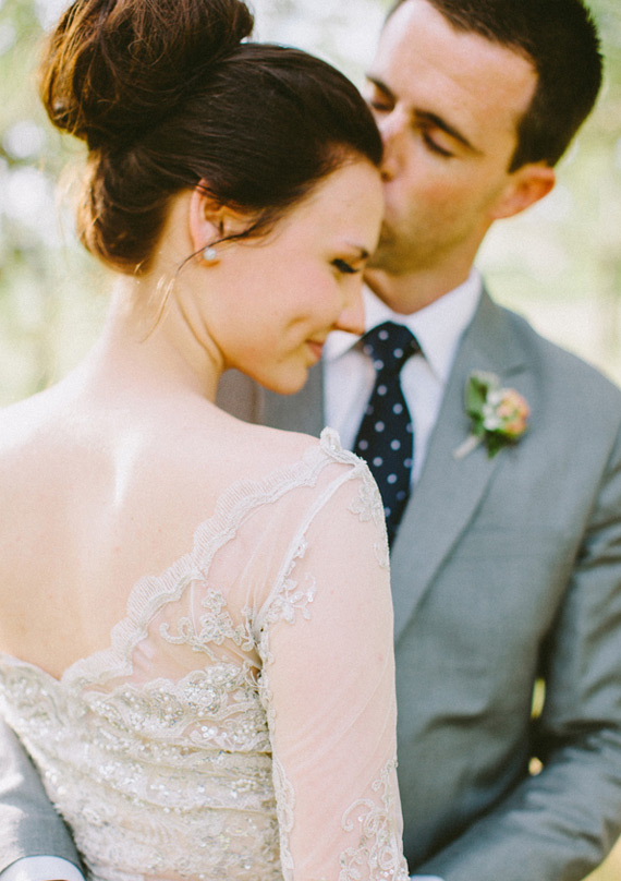 Romantic lace wedding dress | photo Ciara Richardson | 100 Layer Cake Romantic lace wedding dress | photo Ciara Richardson | 100 Layer Cake