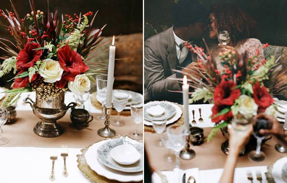 Intimate restaurant elopement | 100 Layer Cake Intimate restaurant elopement | 100 Layer Cake