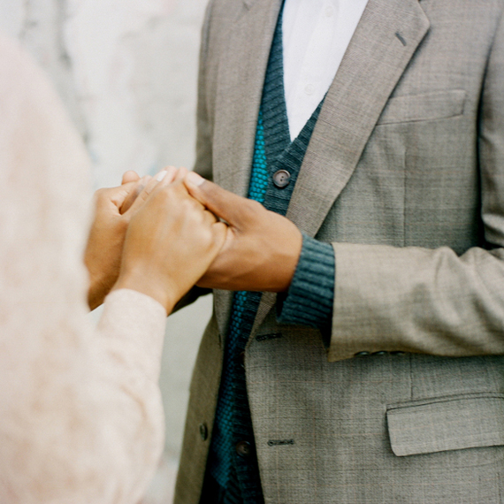 Intimate restaurant elopement | 100 Layer Cake Intimate restaurant elopement | 100 Layer Cake