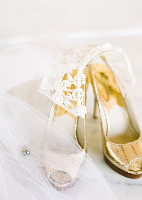 Michael Kors gold heels | Photos by Birds of a Feather | 100 Layer Cake