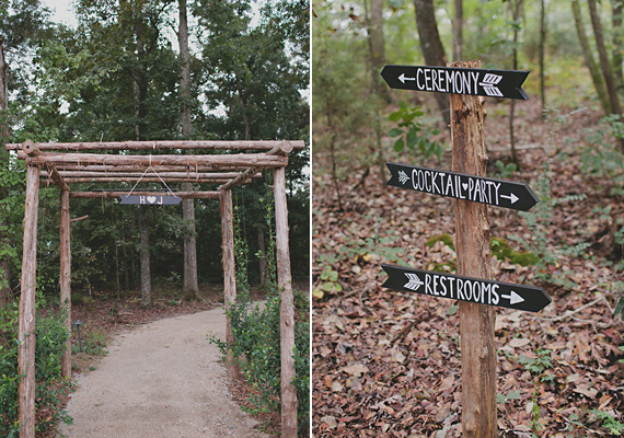 Rustic wedding decor | photos by Nicole Roberts | 100 Layer Cake