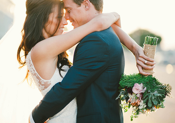 Creative industrial wedding | Photos by Emily Blake | 100 Layer Cake