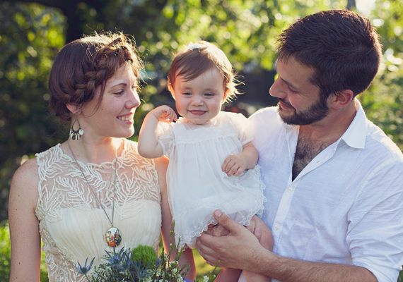 Intimate backyard wedding | photo by Brooke Courtney | 100 Layer Cake