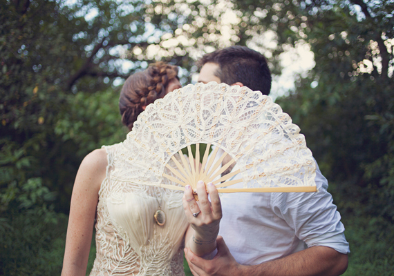 Tadashi Shoji wedding dress | photo by Brooke Courtney | 100 Layer Cake