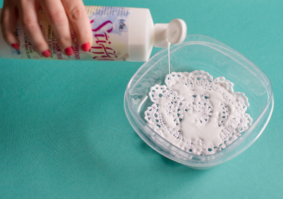 diy doily cocktail stir | 100 Layer Cake