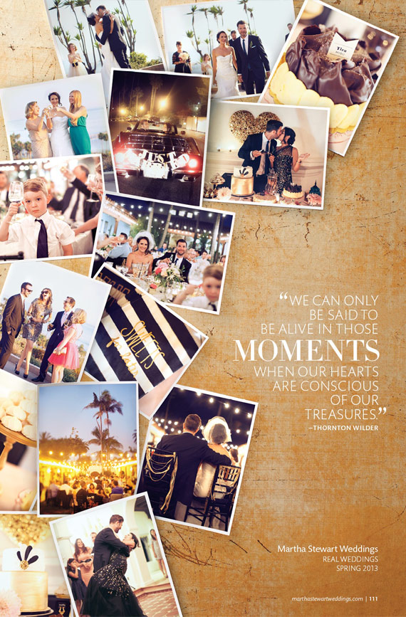 Amanda and Tim's wedding in Martha Stewart Weddings