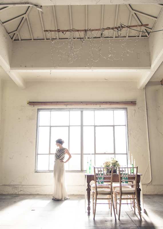 Bohemian Art Deco wedding | photo by Stephanie Collins | 100 Layer Cake
