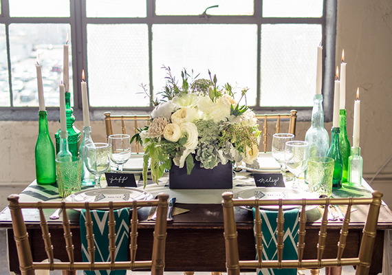 Bohemian Art Deco wedding | photo by Stephanie Collins | 100 Layer Cake