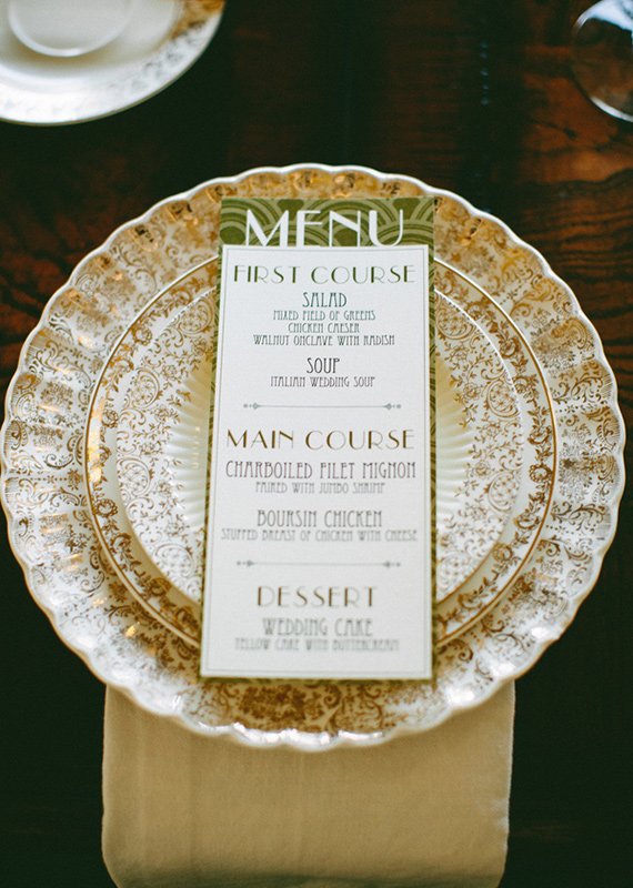 Great Gatsby wedding inspiration | photos by Lauren Scotti | 100 Layer Cake
