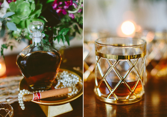 Great Gatsby wedding inspiration | photos by Lauren Scotti | 100 Layer Cake