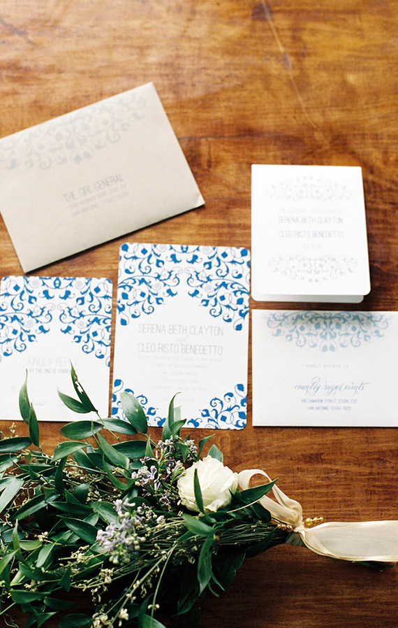 Grecian inspired wedding invitations | photos by Reg Campbell Wedding & Editorials | 100 Layer Cake