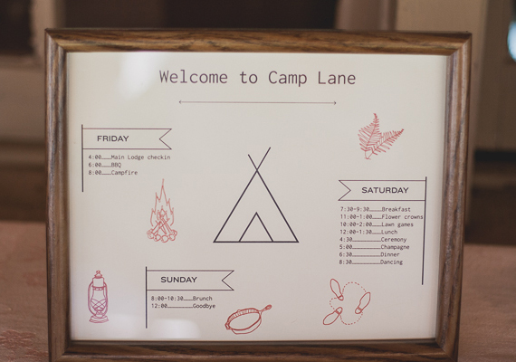 Oregon camp wedding | photos by Leah Verwey | 100 Layer Cake