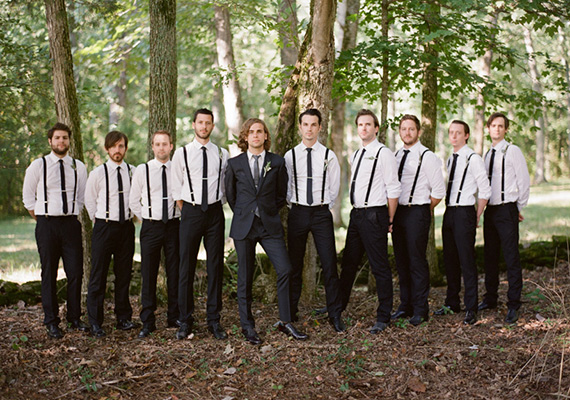 Outdoor southern wedding | photo by Brandon Chesbro | 100 Layer Cake