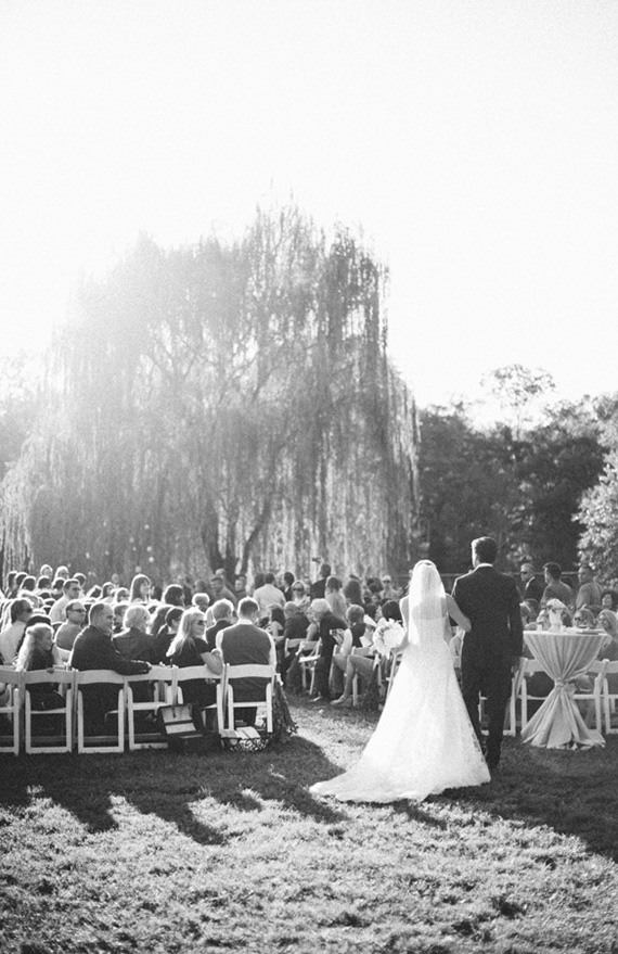 Outdoor southern wedding | photo by Brandon Chesbro | 100 Layer Cake