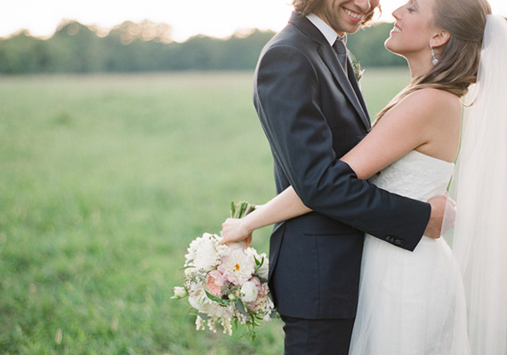 Outdoor southern wedding | photo by Brandon Chesbro | 100 Layer Cake