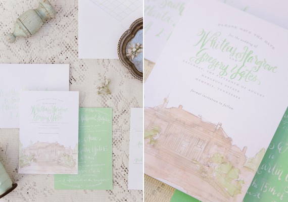 Renaissance inspired wedding invitations | photos by Annabella Charles Photography | 100 Layer Cake