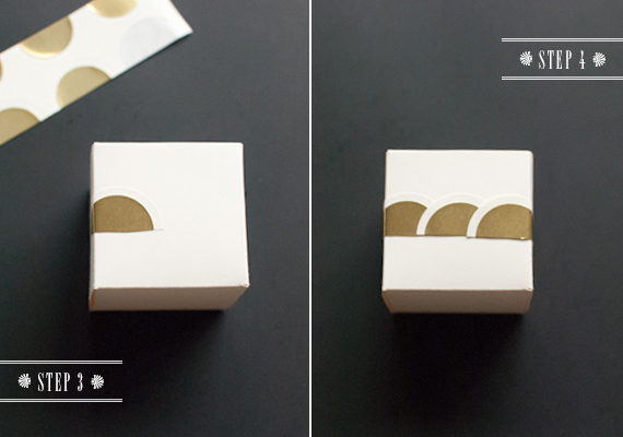 DIY Art Deco style wedding favors | 100 Layer Cake