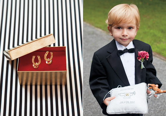 horseshoe cuff links | photos by Jessica Antola | 100 Layer Cake