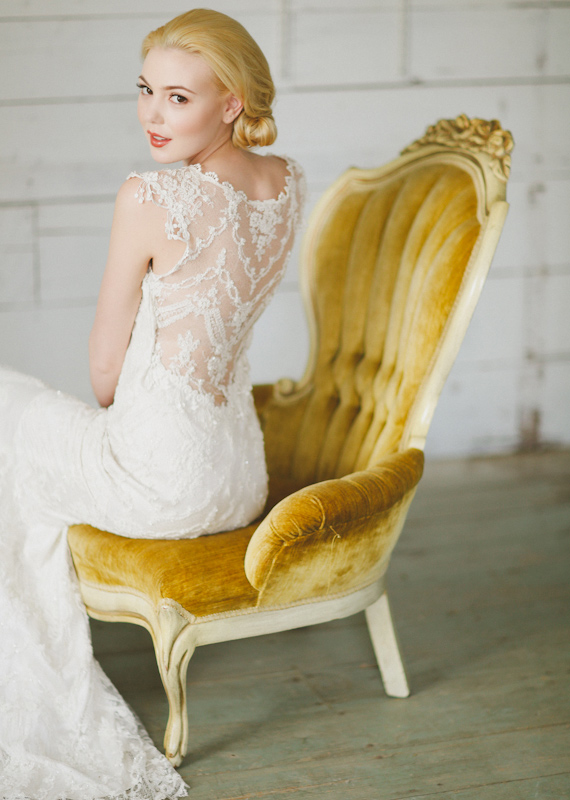 Claire Pettibone wedding dress | Photo by  Apryl Ann Photography | 100 Layer Cake