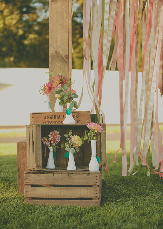 rustic wedding ceremony decor | photo by Rock the Image | 100 Layer Cake