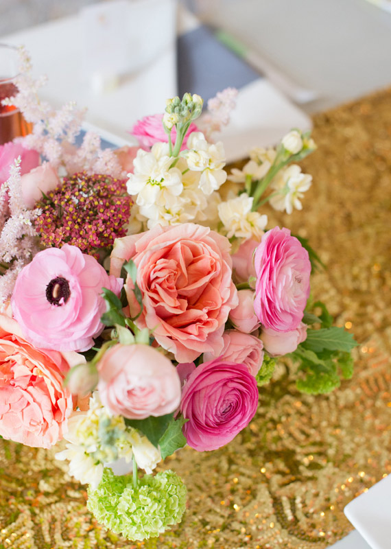 Modern geometric wedding decor ideas | photo by Amanda Megan Miller | 100 Layer Cake