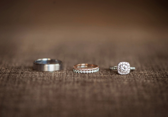 Urban wedding rings