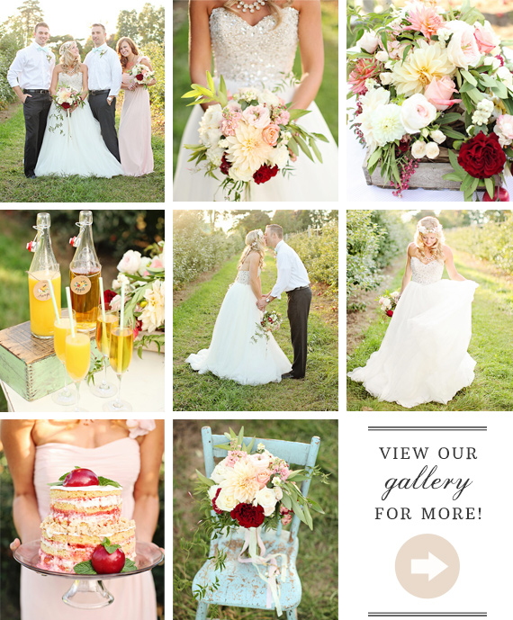 Apple orchard wedding inspiration | photo by Ashley Slater Photography | 100 Layer Cake 