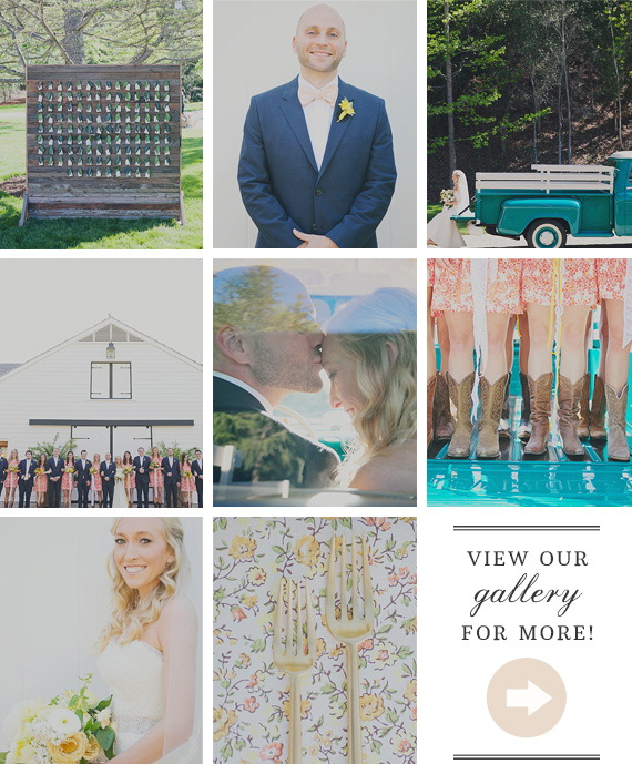 Southern style California wedding | photo by Our Labor of Love | 100 Layer Cake