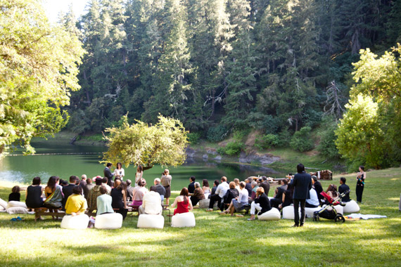 Northern California Glamping Wedding Campsite Wedding