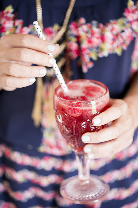 Champagne sorbet float recipe Champagne cocktail 100 Layer Cake