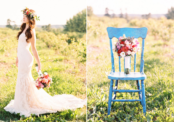 Strawberry Farm wedding inspiration | Photo by Chris Bodnar Photo | Read more - http://www.100layercake.com/blog/?p=71971